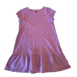 Tea Collection | Little Girl Purple & Navy Floral Print Dress Size 6